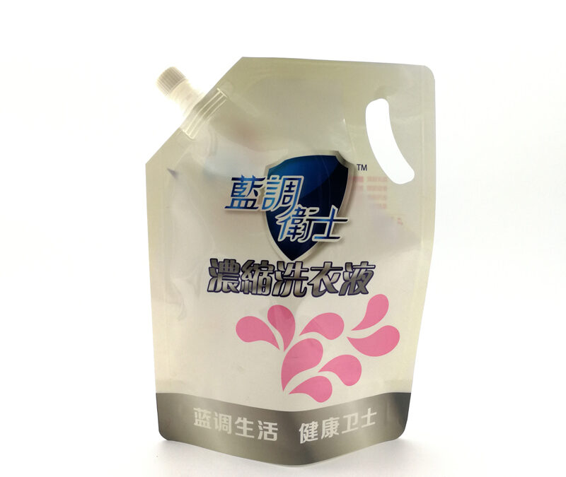 Liquid detergent packaging