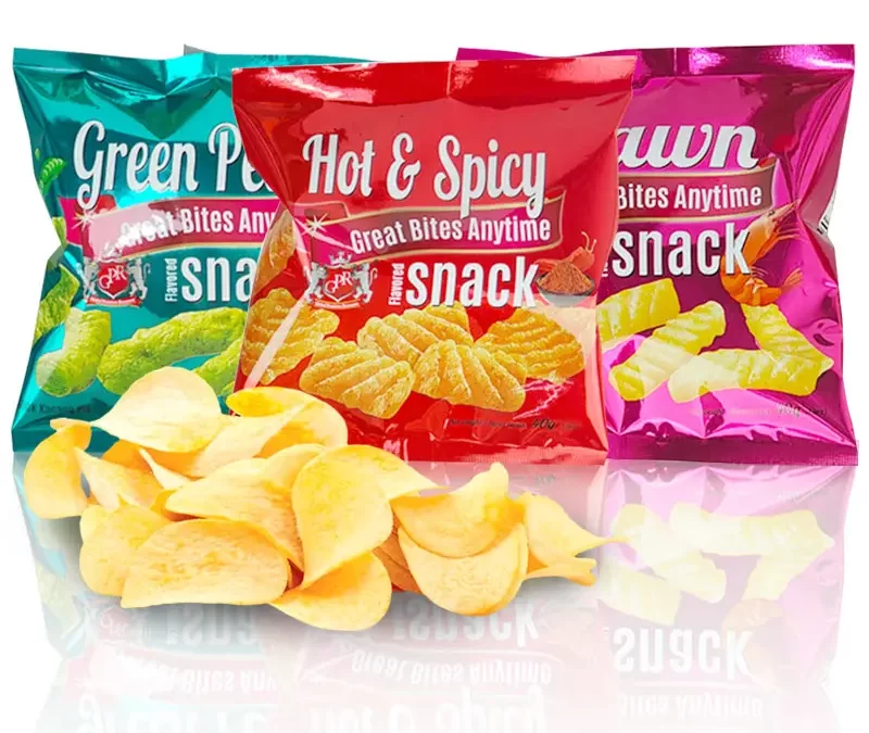 Potato chips packaging bag