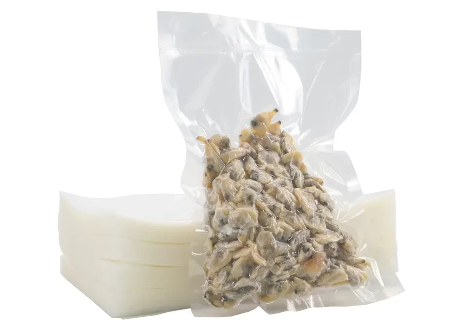 Transparent plastic bag